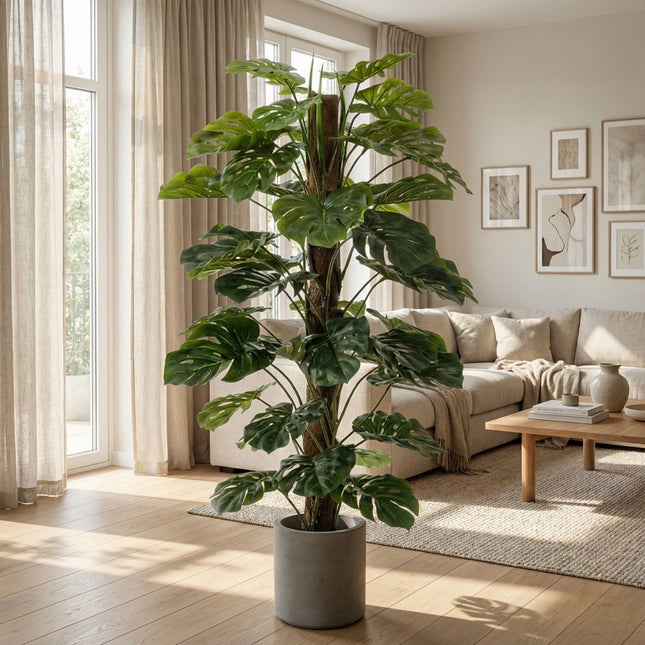 Monstera op stam 150 cm - Kunstplant
