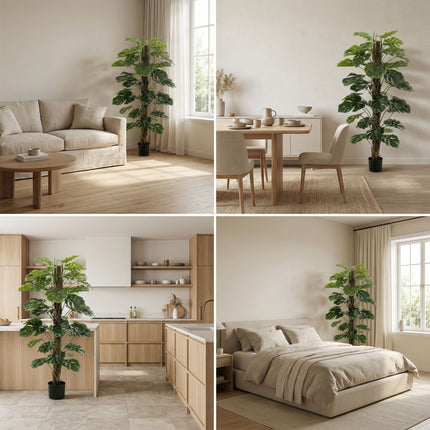 Monstera op stam 150 cm - Kunstplant