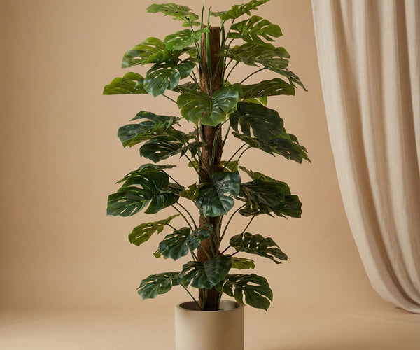Monstera Künstliche Pflanze auf Stamm 150 cm
