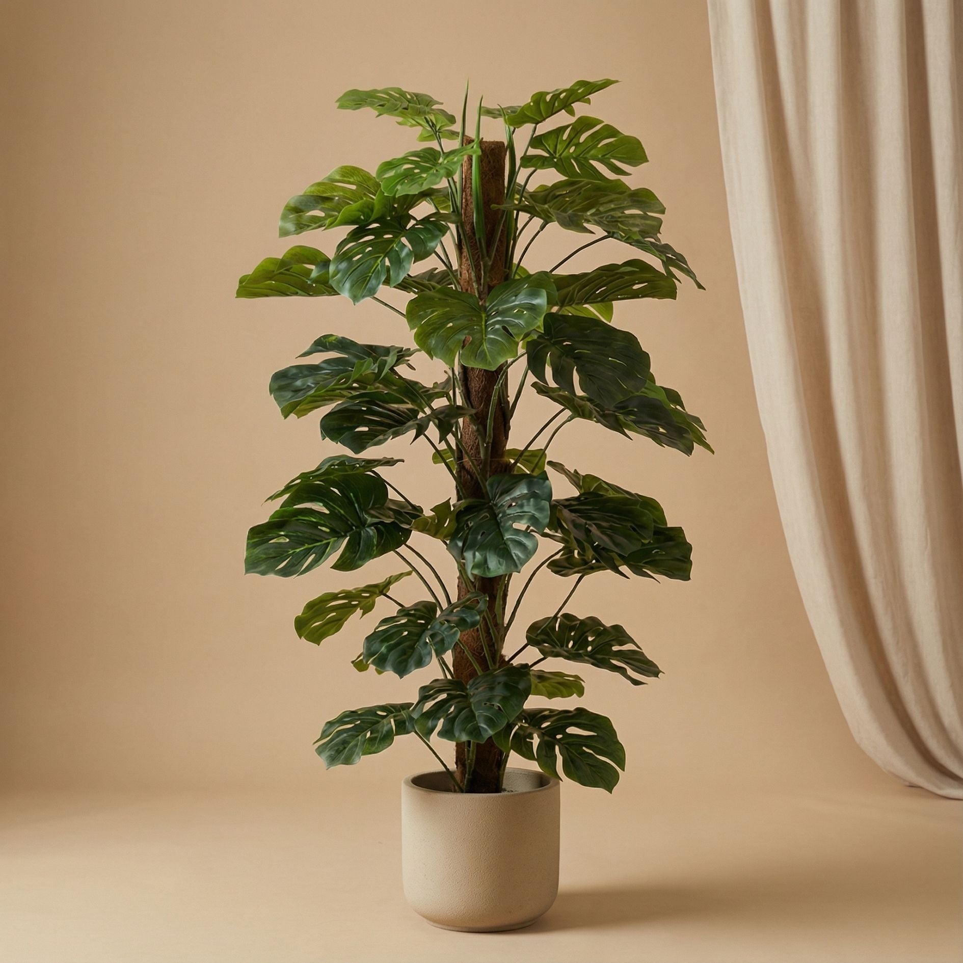 monstera silk plant Monstera on pole 150 cm