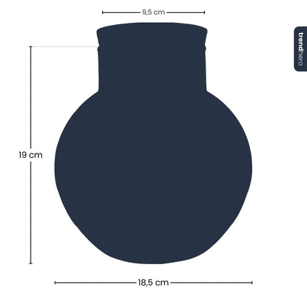 Terrarium fles ‘Noah’ met kurk - Gesloten terrarium Ø 18,5 cm ↑ 19 cm