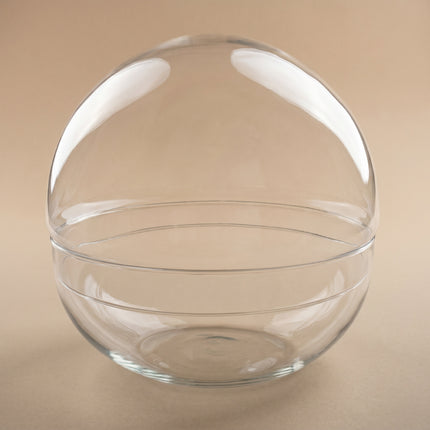 Terrarium Flasche Kugelglas 'Dome XL' – Zweiteiliges Rundglas – Geschlossenes Terrarium Ø 28 cm ↑ 28 cm
