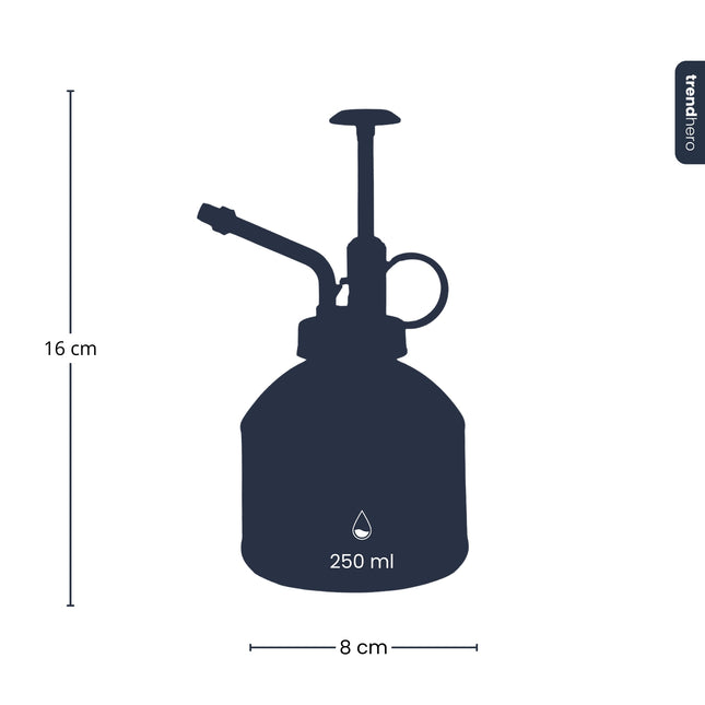 Pflanzensprüher Grünes Glas 250 ml - Glas-Pflanzensprüher mit Goldpumpe