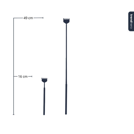 Terrarium Tool - Hark - 16-49 cm - Telescopisch - Roestvast staal (RVS)
