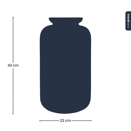 Flasche ‘Sven XL’ - Recyclingglas Ø 23 cm ↑ 43 cm