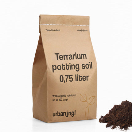 Terrarium potting soil - 0.75 liters - With organic nutrition
