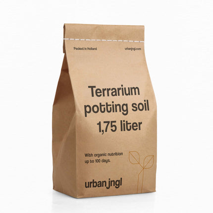 Terrarium potgrond - 1,75 liter - Met biologische voeding