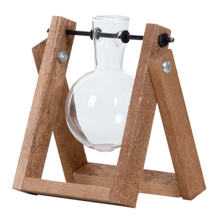 Stekjes standaard - 1 glazen vaasje - Hydroponic vaas voor stekken - Kweekstation