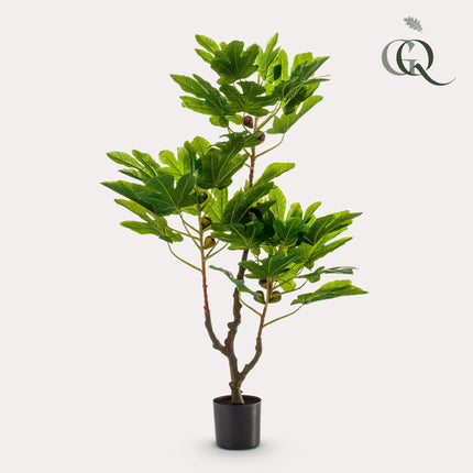Ficus Carica - Vijgenboom - 95 cm - Kunstplant