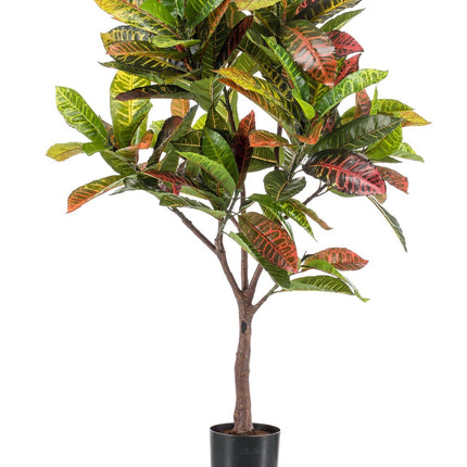 Croton Codiaeum - Wonderstruik - 120 cm - Kunstplant