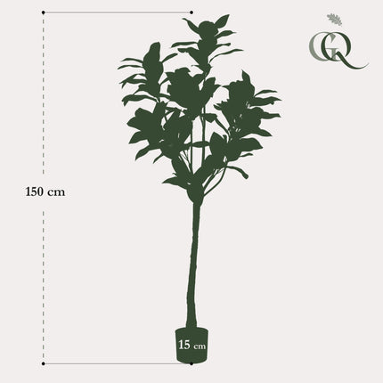 Magnolia Grandiflora - Abelia - 150 cm - Artificial plant
