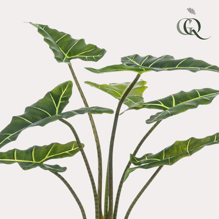 Alocasia Frydek - Olifantsoor - 90 cm - Kunstplant