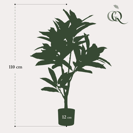 Croton Codiaeum - Wonderstruik - 110 cm - kunstplant