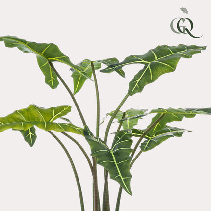 Alocasia Frydek - Olifantsoor - 100 cm - Kunstplant