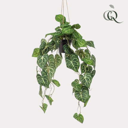 Anthurium Clarinervium - Venenpflanze - 80 cm - Kunstpflanze
