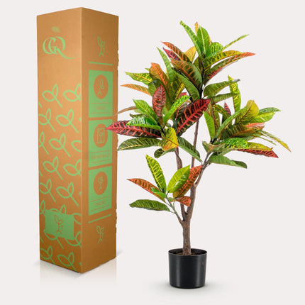 Croton Codiaeum - Wunderstrauch - 110 cm - Kunstpflanze
