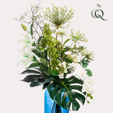Zijden bloemen boeket - XL Shine - 105 cm hoog - Kunstbloemen boeketten
