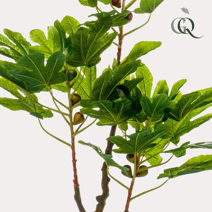 Ficus Carica - Vijgenboom - 95 cm - Kunstplant